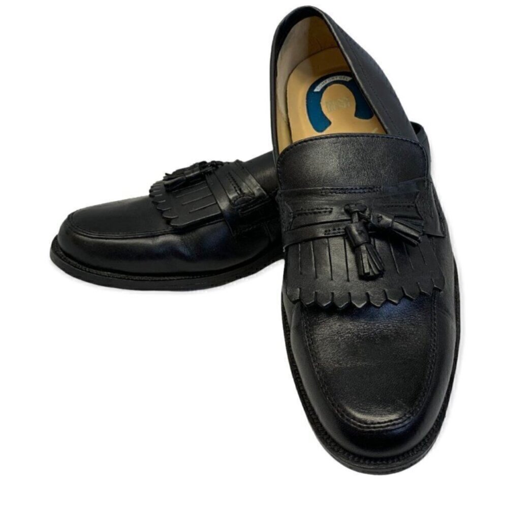 Nunn Bush  SZ 8 Black leather Kilt & Tassel Comfort Gel Loafer Casual Office